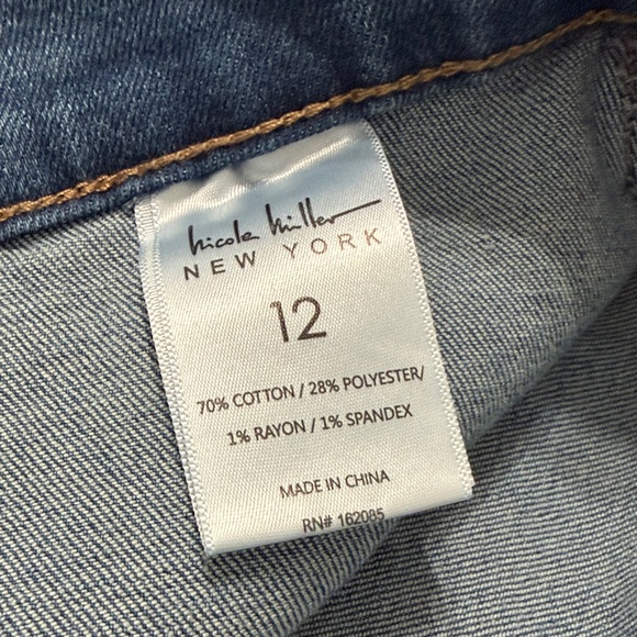 Nicole Miller Flare Blue Women's Jeans - Picture 6 of 6